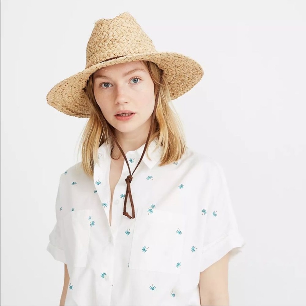 Madewell Straw Hat in Natural Tan